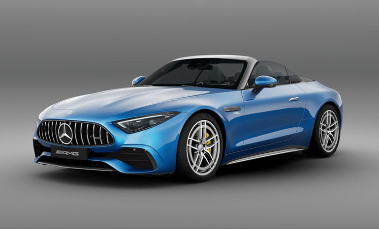 メルセデス・ベンツが直列4気筒エンジンM139を搭載した新型ロードスター「AMG SL」を発売