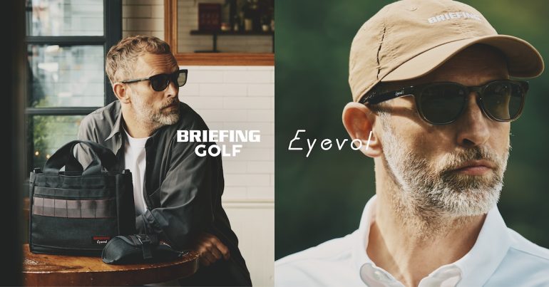 ゴルフでも街中でもキマるBRIEFING GOLFとEyevolのコラボサングラス