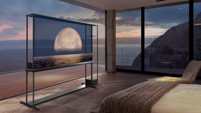 価格は1100万円！世界初の透過型ワイヤレス4K有機ELテレビ「LG SIGNATURE OLED T」