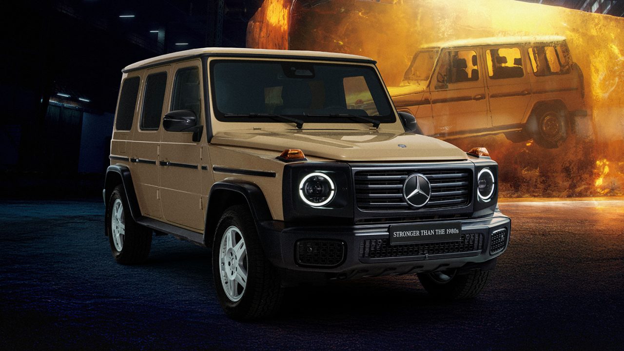 初代Gクラスをイメージしたメルセデス・ベンツの限定モデル「G450d Edition STRONGER THAN THE 1980s」
