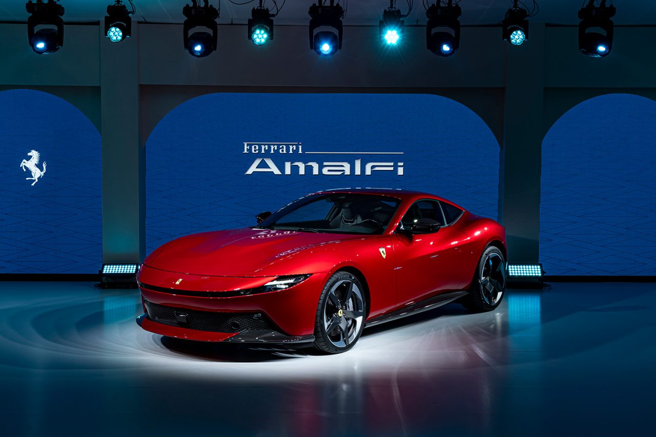 フェラーリ「Roma」の後継となるV8ツインターボ搭載クーペ「Amalfi」が日本上陸