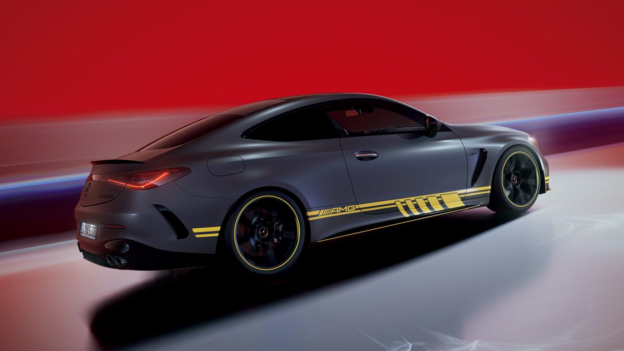 イエローのアクセントが映えるMercedes-AMGの限定モデル「CLE 53 4MATIC＋ Coupé MANUFAKTUR Edition」