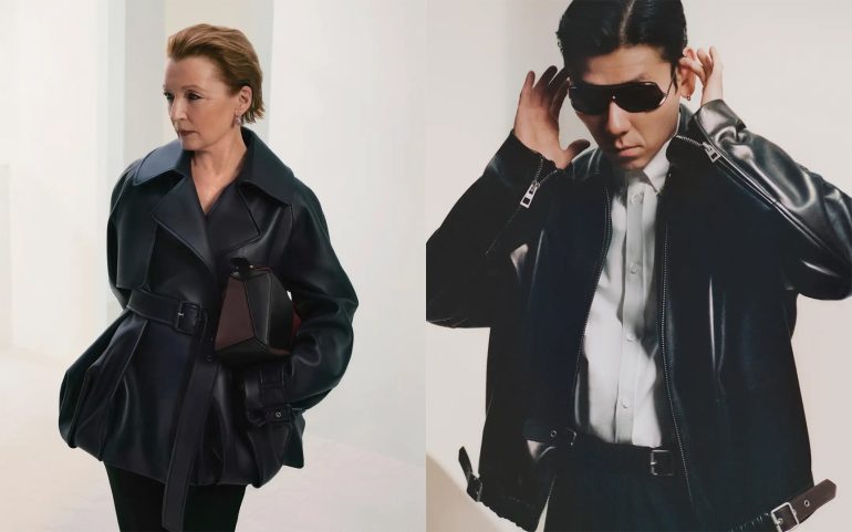 最高級のレザーとクラフトマンシップが結実したロエベの「ベルテッド ジャケット」