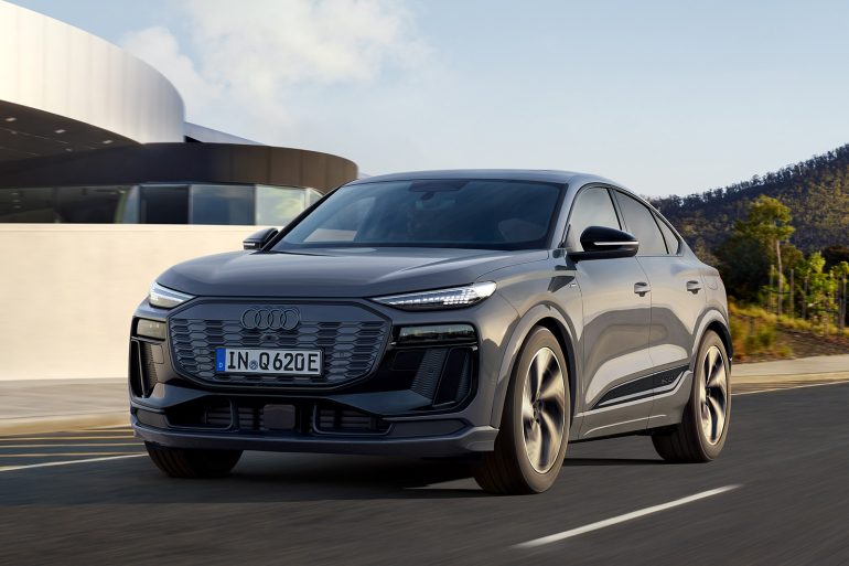 アウディが機能的で美しいプロポーションを纏った電動SUVクーペ「Q6 Sportback e-tron」を発売