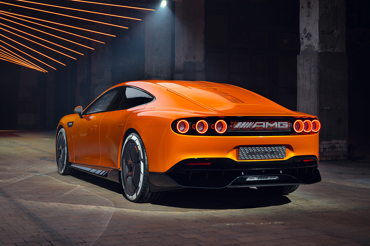 最高出力1360PS、最高速度360km/hを誇るメルセデス・ベンツの電動スポーツコンセプト「CONCEPT AMG GT XX」