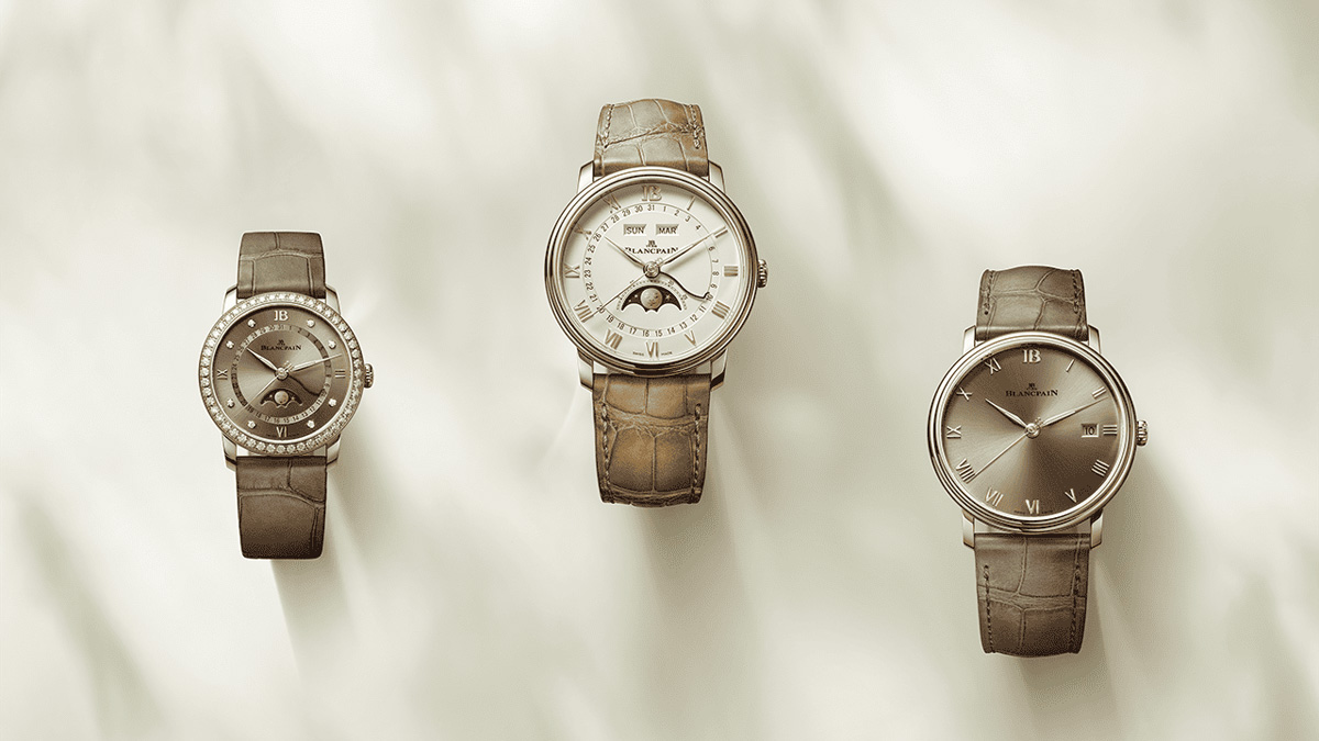 ブランパンを象徴する「ヴィルレ コレクション」から美しい秋色で彩られた新作ウォッチが登場