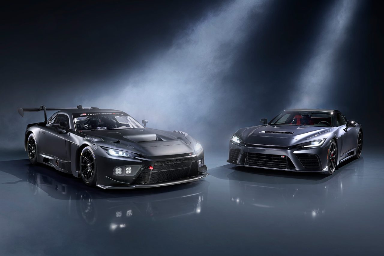 トヨタが次世代スポーツカーの「GR GT」とレーシングカー「GR GT3」を公開