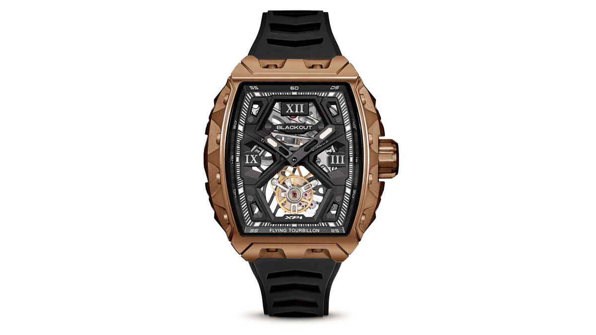 BLACKOUT WATCHESのトゥールビヨン「XP1 Tourbillon」に荘厳なローズゴールドを纏った限定モデルが登場