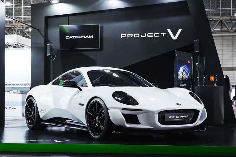 ケータハムがEVスポーツカー「プロジェクトV」のプロトタイプを公開