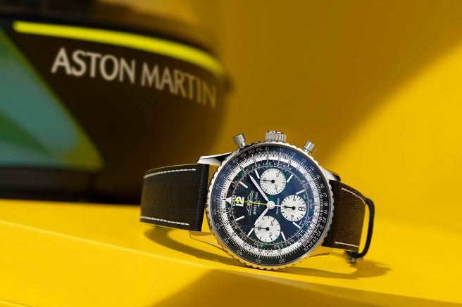 ブライトリングとアストンマーティンがの限定クロノグラフ「ナビタイマー B01」