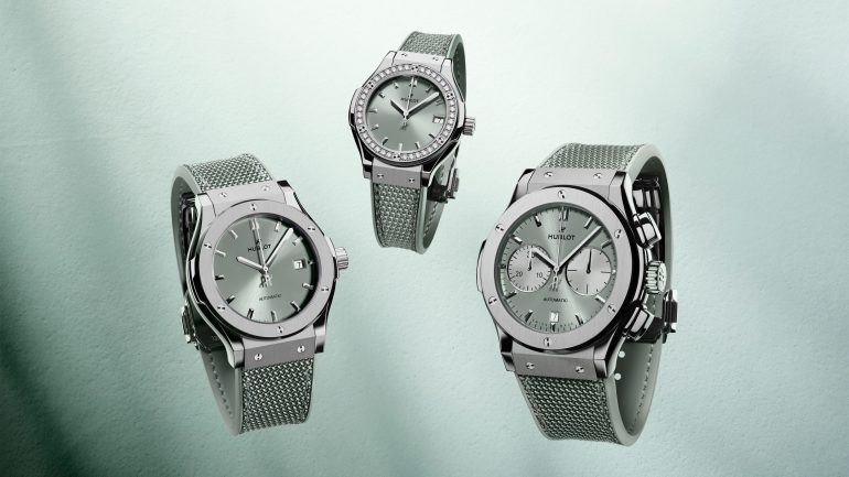 春の訪れを告げるセージグリーンが爽やかなウブロの新作「クラシック・フュージョン」