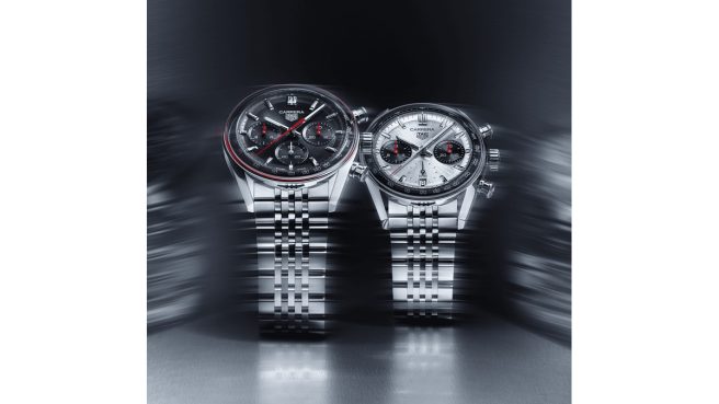 伝統のグラスボックスを継承し、存在感と視認性を高めたタグ・ホイヤー「カレラ クロノグラフ」