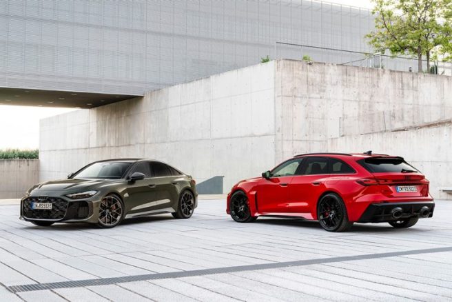 Audi Sportから初のハイパフォーマンスPHEV「RS 5アバント/セダン」が登場