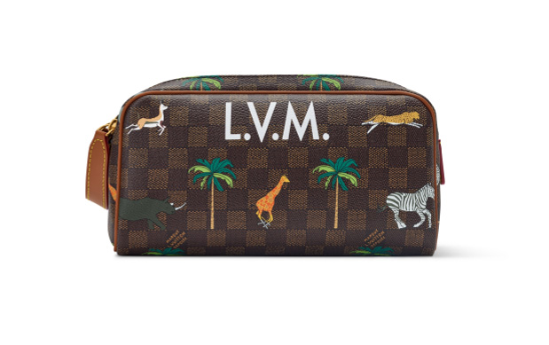 ヤシの木の間を野生の動物が躍動するルイ・ヴィトンの新作メンズバッグとレザーグッズ