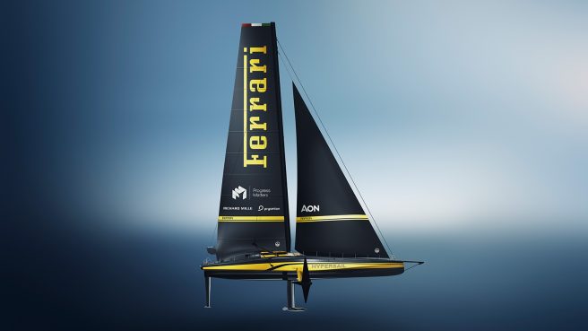 革新性、空力性能、デザインを融合したフェラーリのヨット「Hypersail」